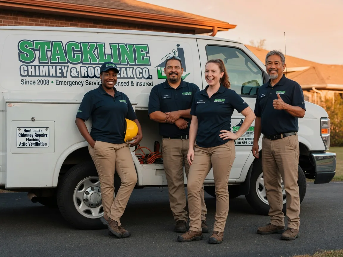 Chimney flashing repair company in Union, ME